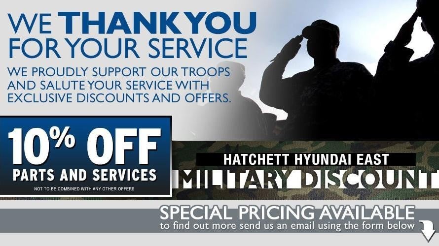 Promotional Banner For Military Discount
